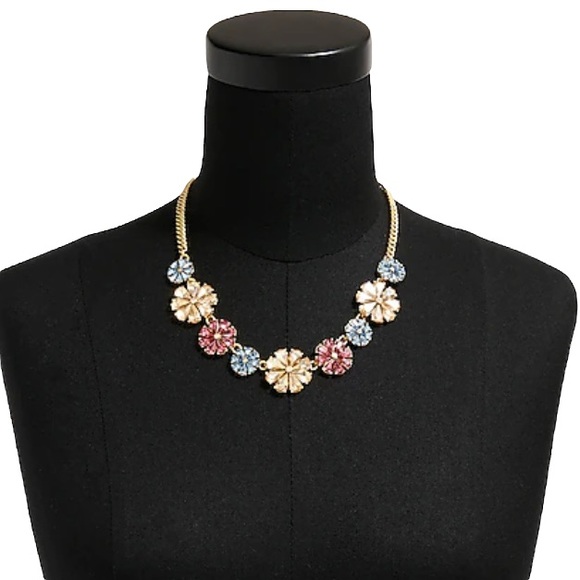 J. Crew Necklace 18”-20” Floral Statement - Picture 4 of 12